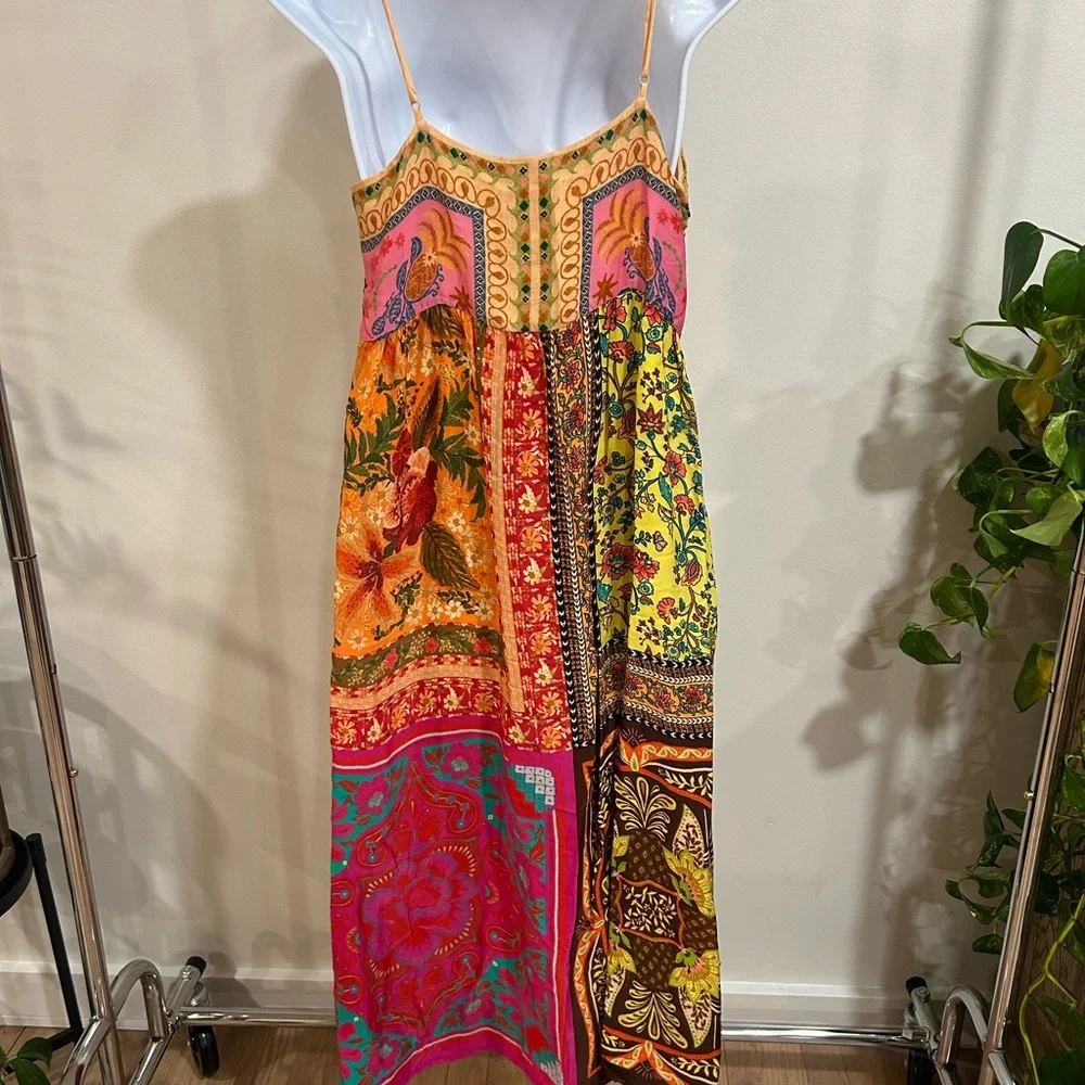 FARM Rio Multicolor Boho Midi Dress - Picture 3 of 4